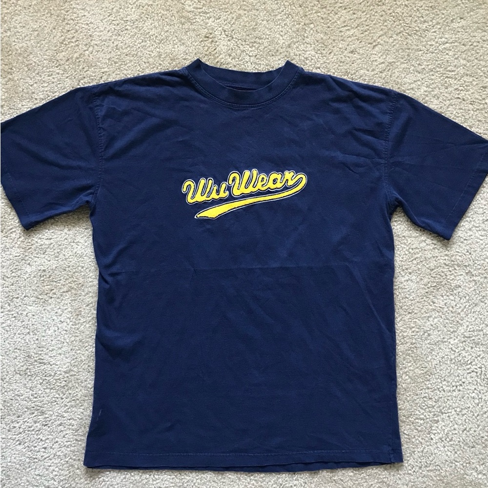 🔴Wu-Wear Shirt Size 2XL Wu-Tang Vintage Navy Blue Rare Rza